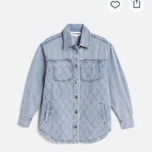 Steve Madden Lennon Shacket Denim Jacket Large